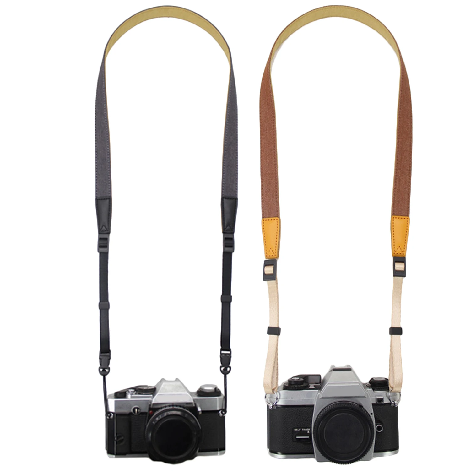 

Besegad Camera Shoulder Neck Strap Belt with Connect Buckle for Nikon Canon Sony Pentax Olympus Fujifilm Instax Panasonic Parts