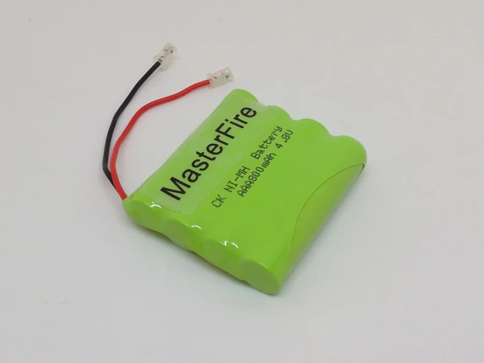 

MasterFire 8PACK/LOT New Original Ni-Mh 4.8V AAA 800mAh Ni-Mh Battery Rechargeable Batteries Pack With Plugs