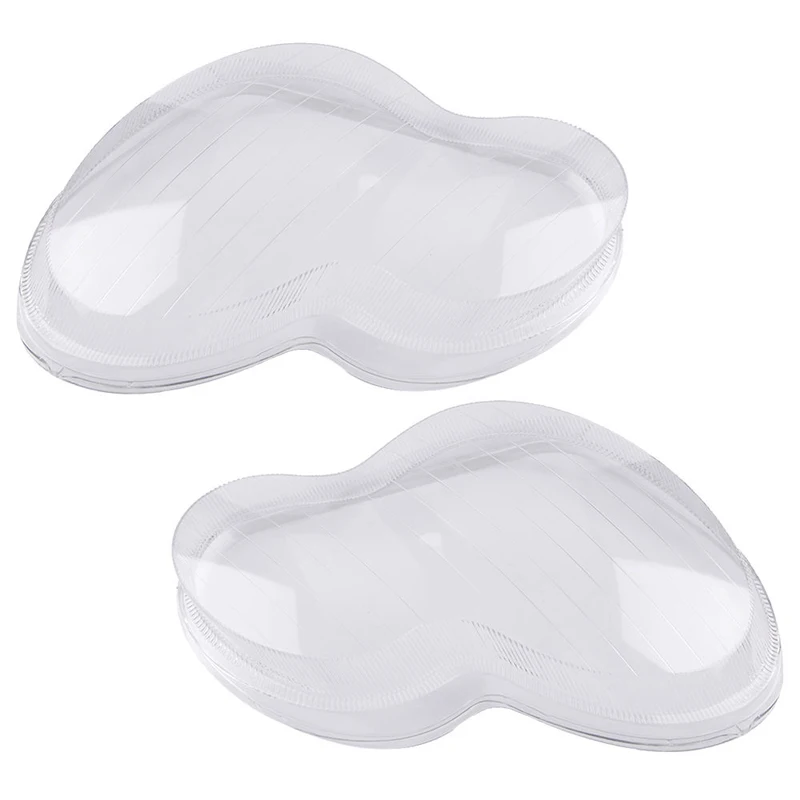 High Quality 1 Pair Left + Right Headlight Headlamp Clear Lens Cover For Mercedes Benz 01-07 W203 C-Class