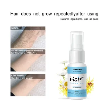 

New Spray Wipe Hair Removal Spray Away Natural Painless Remover Hair Body Care Inhibiting Hair Root And Nutrient Supply X#4