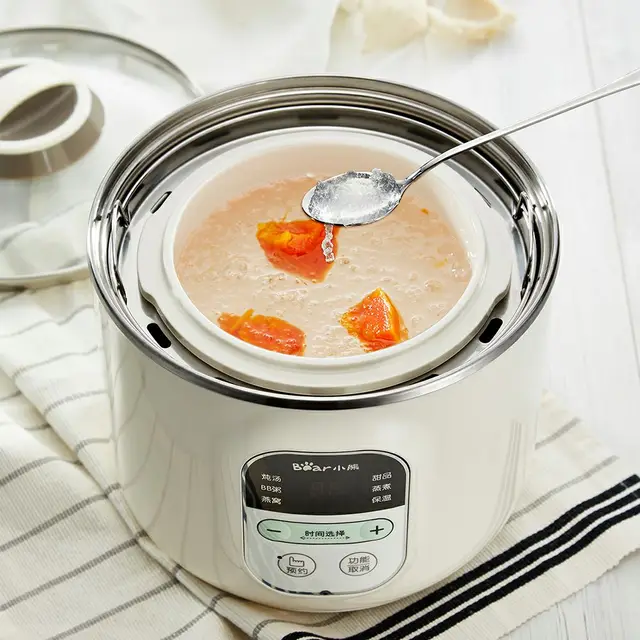 220V Household Electric Stewing Pot Machine Multifunctional Electric Baby Porridge Cooking Machine Multi Cooker EU/AU/UK 4