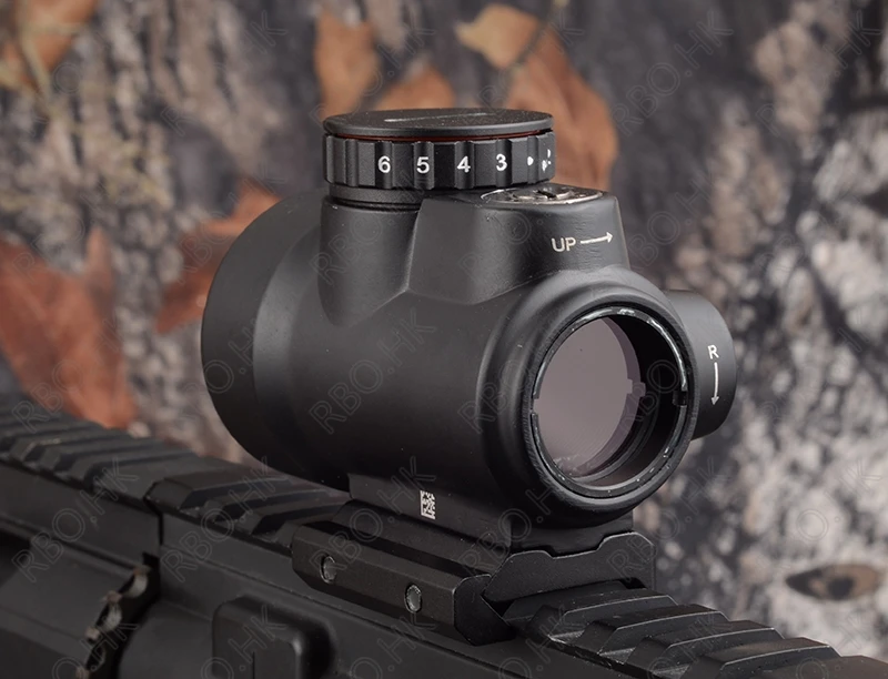 Тактический trijicon mro стиль 1x Red dot прицел ружье прицел охотничий прицел Пикатинни Крепление черный M3855