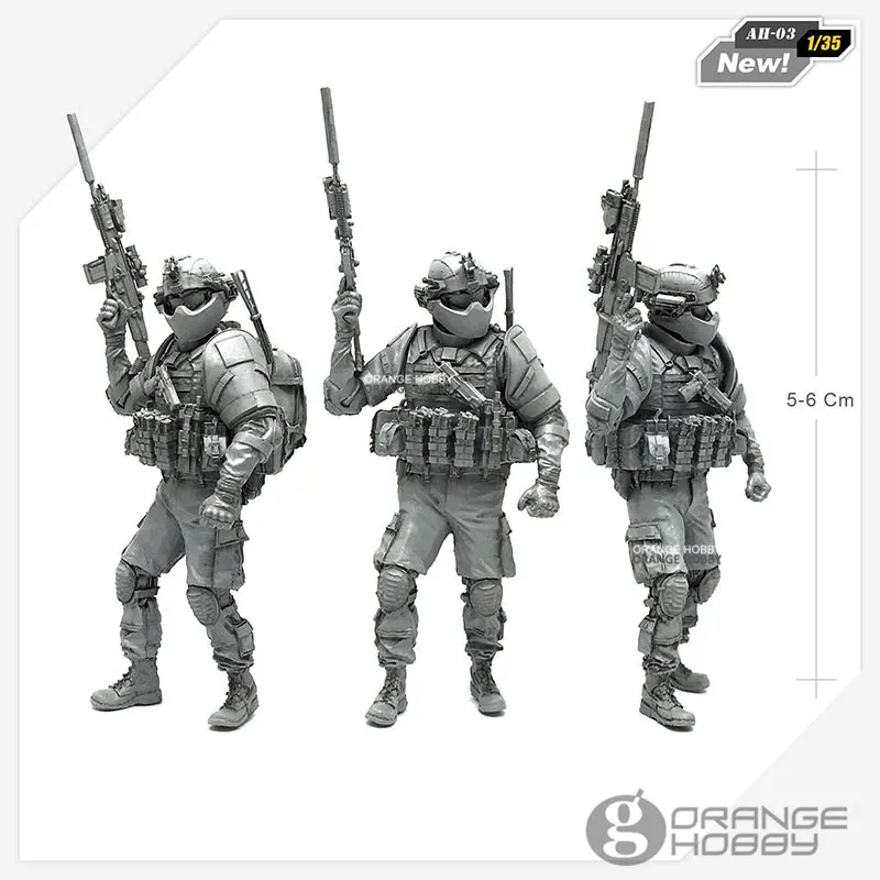 OHS YuFanModel 1/35 AH-01-07 AH серия Современная армия США спецназ сборка военные полимерные миниатюры модели строительные комплекты oh