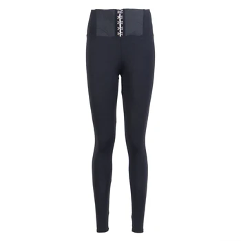 

Plus Size Women Black Pants High Waist 2018 Fashion Long Trousers Pencil Pants Strech Slim Fit Pants