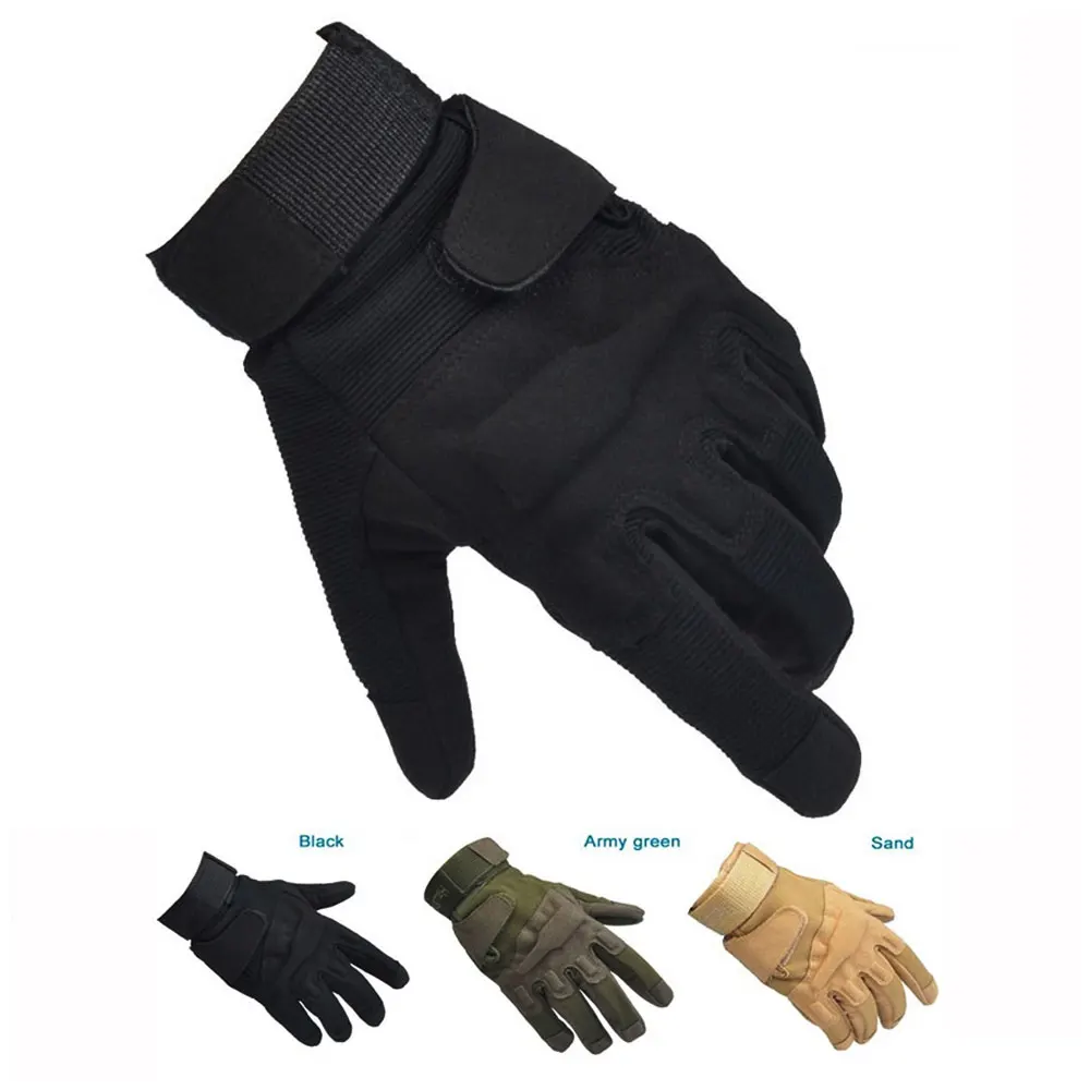 1pair Tactical Military EVA Gasket Knuckle Gloves/Motorcycle Gloves Fit for Motorcycle Paintball Cycling Hiking Camping  Finger