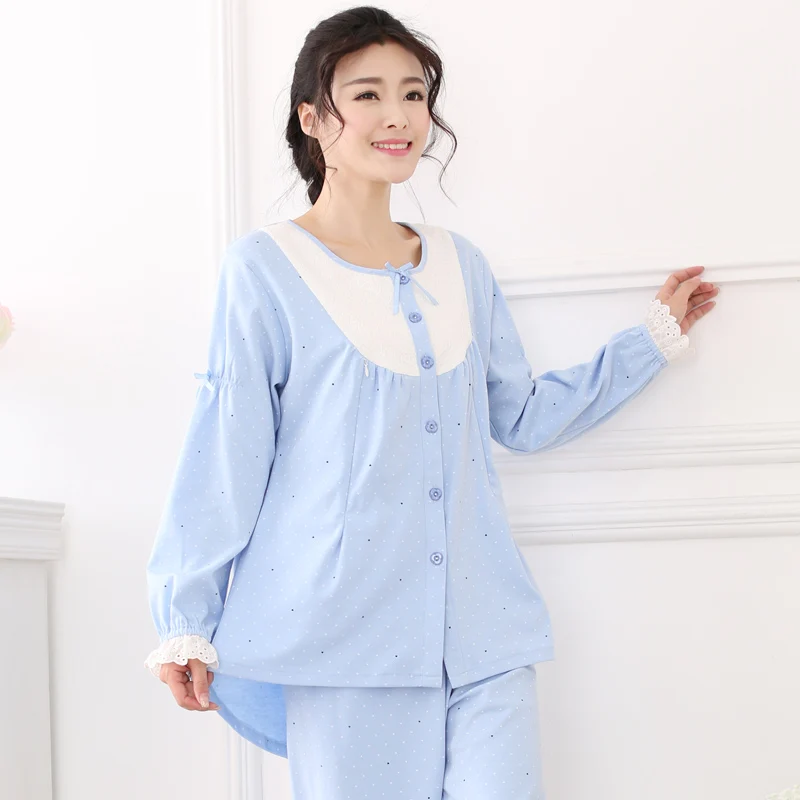 2017 summer nightgown pajamas are pregnant or nursing maternity nursing service cotton prenatal and postpartum confinement - Prenatal Nurse 2017 summer nightgown pajamas are pregnant or nursing maternity nursing service cotton prenatal and postpartum confinement - Prenatal Nurse