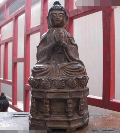 

xiuli 003698 Chinese buddhism temple bronze Copper Sakyamuni tathagata buddha figurine Statue