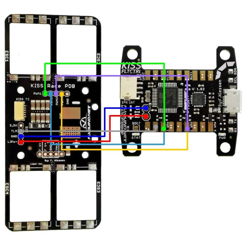Flyduino KISS 24A мини распределительная плата питания|board|board board |