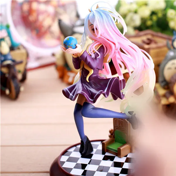20 см аниме Рисунок жизнь нет игры жизни Shiro игра нарисованная второе поколение 1/7