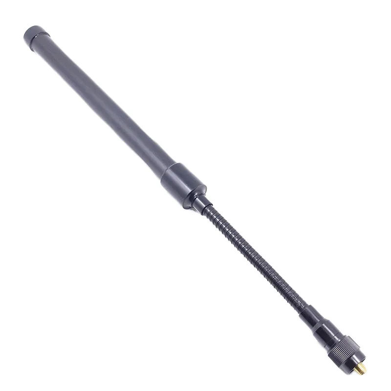ABBREE SMA-Female VHF UHF Двухдиапазонная 144/430 МГц Складная углеродистая сталь, тактический антенна для рации Baofeng UV-5R UV-82 888 S радиоприемник - Цвет: GOOSE ANTENNA