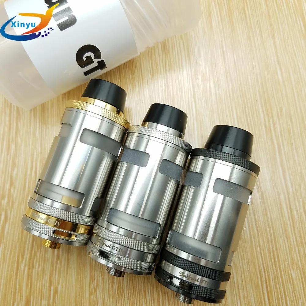 Taifun GT4 RTA 316 нержавеющая сталь 25 мм диаметр распылитель 5 мл распылитель электронная сигарета SS черный золотой бак подходит 510 коробка с