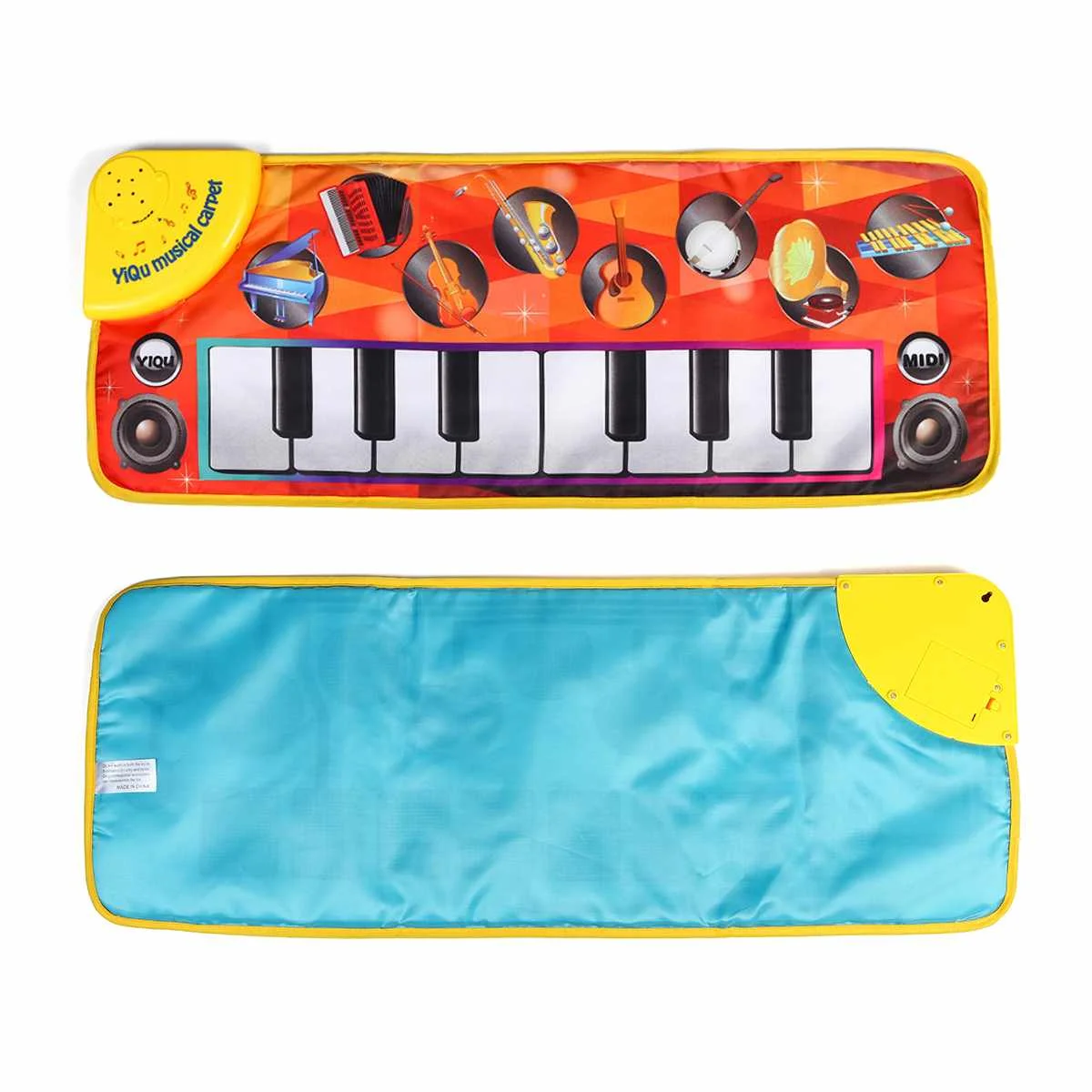 Best  72x28cm Kids Baby Early Education Music Piano Keyboard Carpet Musical Mat Blanket Touch Play Safety