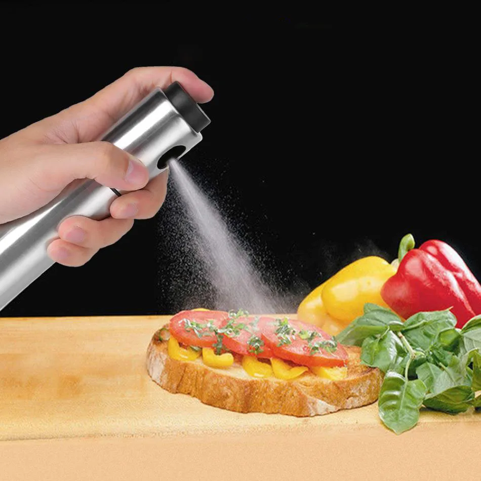 

Stainless Steel Olive Pump Spray Bottle Oil Sprayer Oiler Pot BBQ Barbecue Cooking Tool Can Pot Cookware kitchen Tool