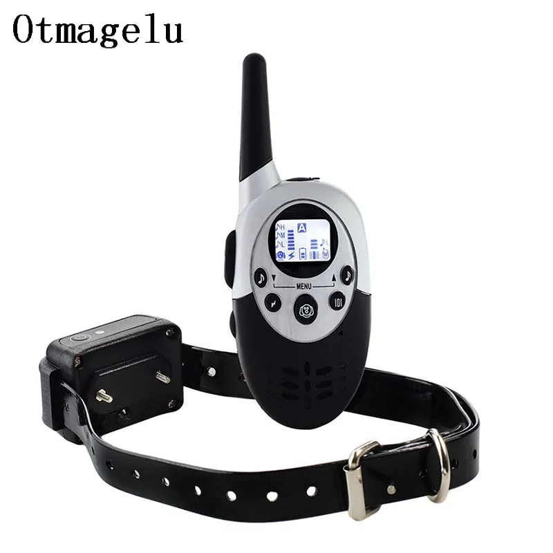 1000m Rechargeable Electronic Pet Dog Training Collar With Lcd Display