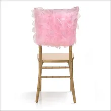 Marious бренд Новое поступление капот из органзы свадебный стул створки чехол на стул украшение