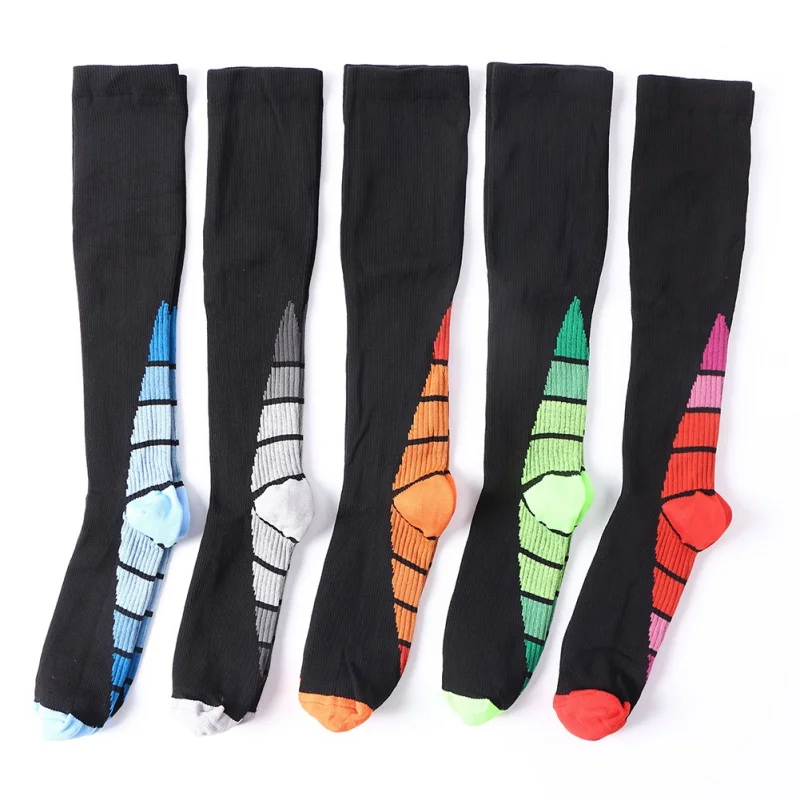 

Compression elastic stockings men women Sports football socks fitness running socks