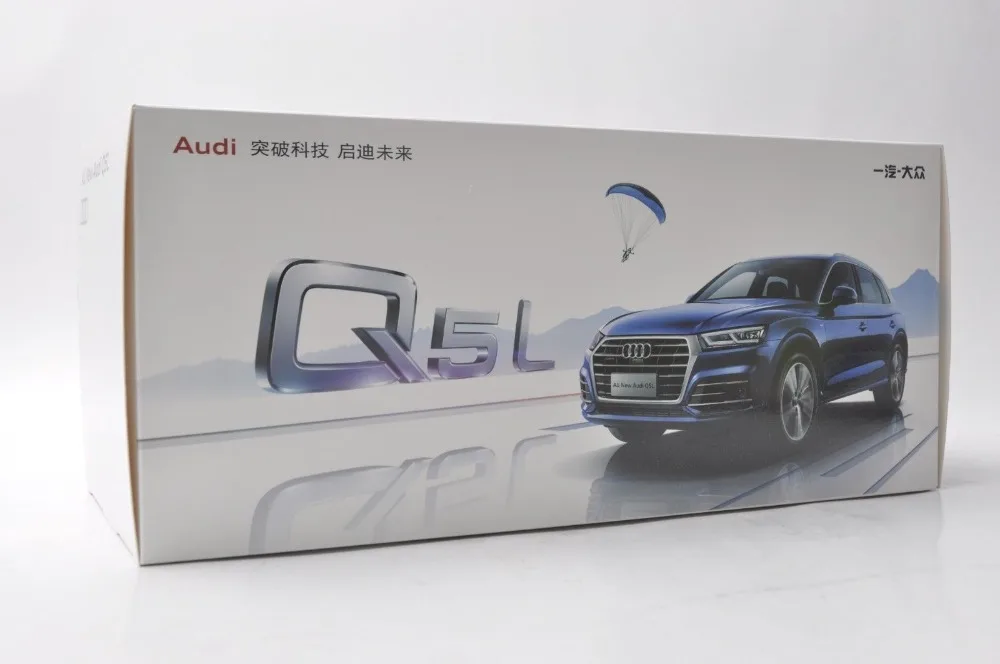 1:18 литая модель для Audi Q5L Q5 белый внедорожник игрушечный автомобиль миниатюрная Коллекция подарков