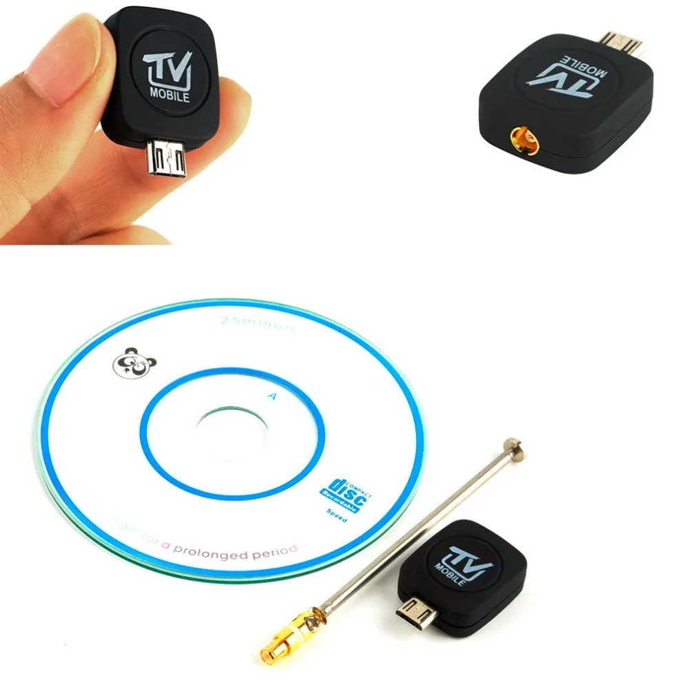 1 шт. мини микро USB DVB-T вход Цифровой Мобильный ТВ-тюнер приемник для Android 4,1-5,0 EPG Поддержка HD ТВ приема