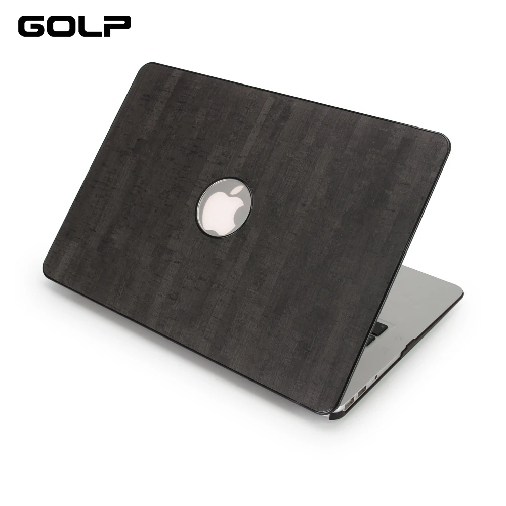 

Cover for MacBook Air 13 Case, GOLP Wood Pattern PU Leather Smart Cover for macbook air 13 case PC Laptop Shell for air 13 inch