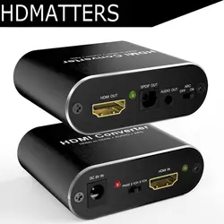 Compatibe с HDMI 2,0 аудио экстрактор 5,1 ARC 4 К 60 HHDMI аудио экстрактор сплиттер HDMI к аудио экстрактор оптический TOSLINK