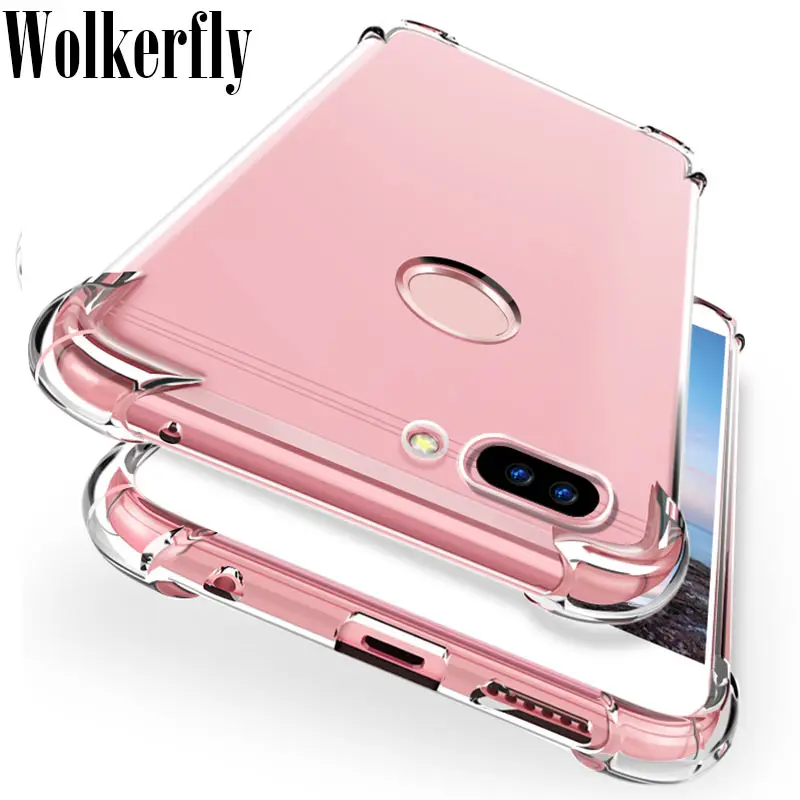 

For Huawei P20 Lite honor 7C 7A Pro Shockproof Clear Soft Silicone Armor Case For Huawei Nova 3i 3 3E 2i Y5 2018 Honor 8X Case