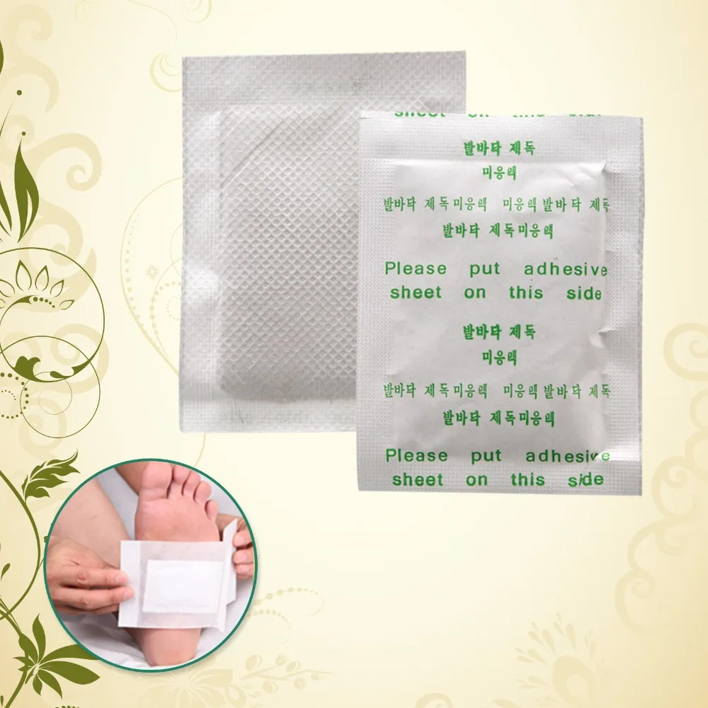 

20pcs Detox Foot Patches Pads Body Toxins Feet Cleansing Herbal Adhesive Hot (10pcs Patches+10pcs Adhesives)