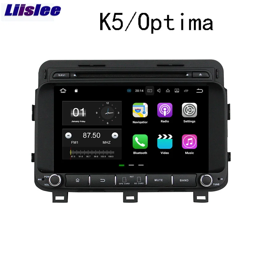 Liislee Android For Kia K5 Optima 2015 2017 Car Navigation GPS Audio Video Radio HD Touch