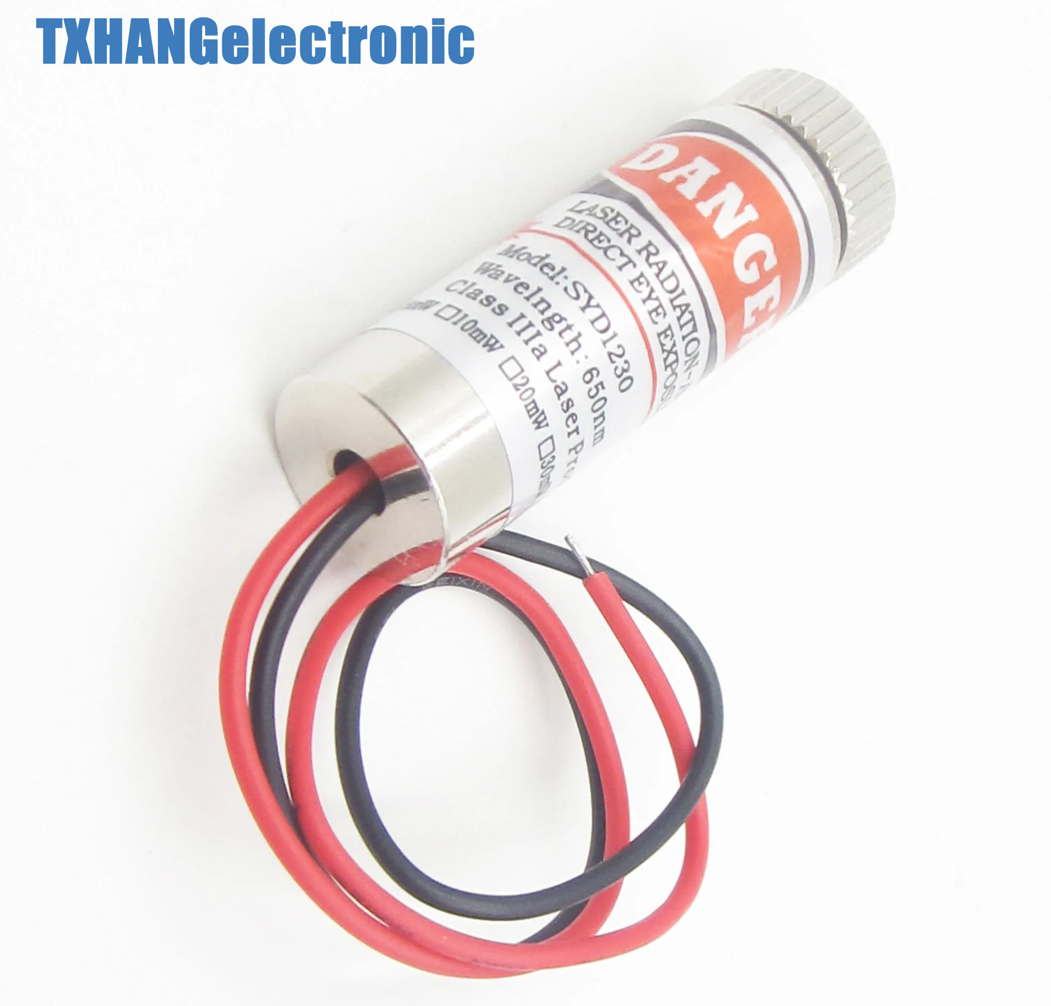 3-5V 5mW 650nm Adjustable Red Laser Line and Stripe Lens Focus Head Laser Module