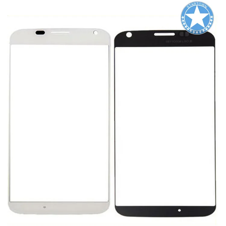 

White Upper Front Outer Screen Lens Glass Replacement for Motorola Moto X XT1060 XT1058