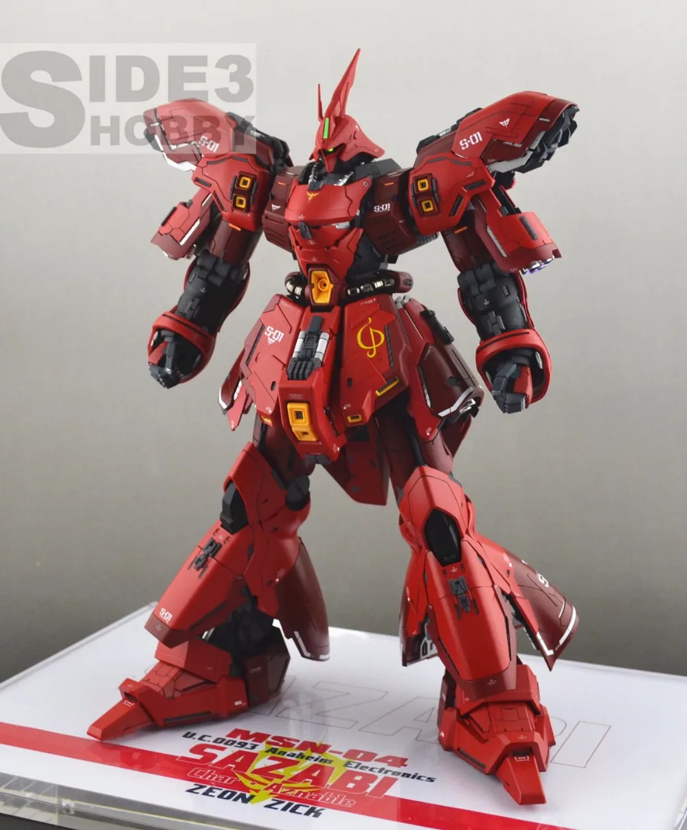 Сторона 3 переоборудование набор переоборудования GK для MG 1/100 MSN-04 Sazabi Ver. Ka Gundam модель мобильного костюма Детские игрушки