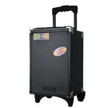 50CM height bluetooth Subwoofer With Mic Super Bass Party Speaker outdoor trolley speaker dancing speaker