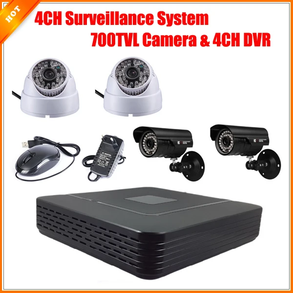 bilder für CCTV 4CH Volle D1 P2P HDMI H. 264 Mini DVR Videoüberwachung System Sicherheitssystem HD CMOS 700TVL IR Kamera Kit bilder für CCTV 4CH Volle D1 P2P HDMI H. 264 Mini DVR Videoüberwachung System Sicherheitssystem HD CMOS 700TVL IR Kamera Kit