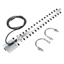 Antena wifi 2.4ghz, 25dbi rp sma, uso externo, sem fio, antena yagi, amplificador direcional, cabo modem, venda imperdível