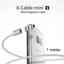 WSKEN Mini 1 магнитный металлический кабель Micro USB адаптер для iPhone X huawei кабель Магнитный адаптер