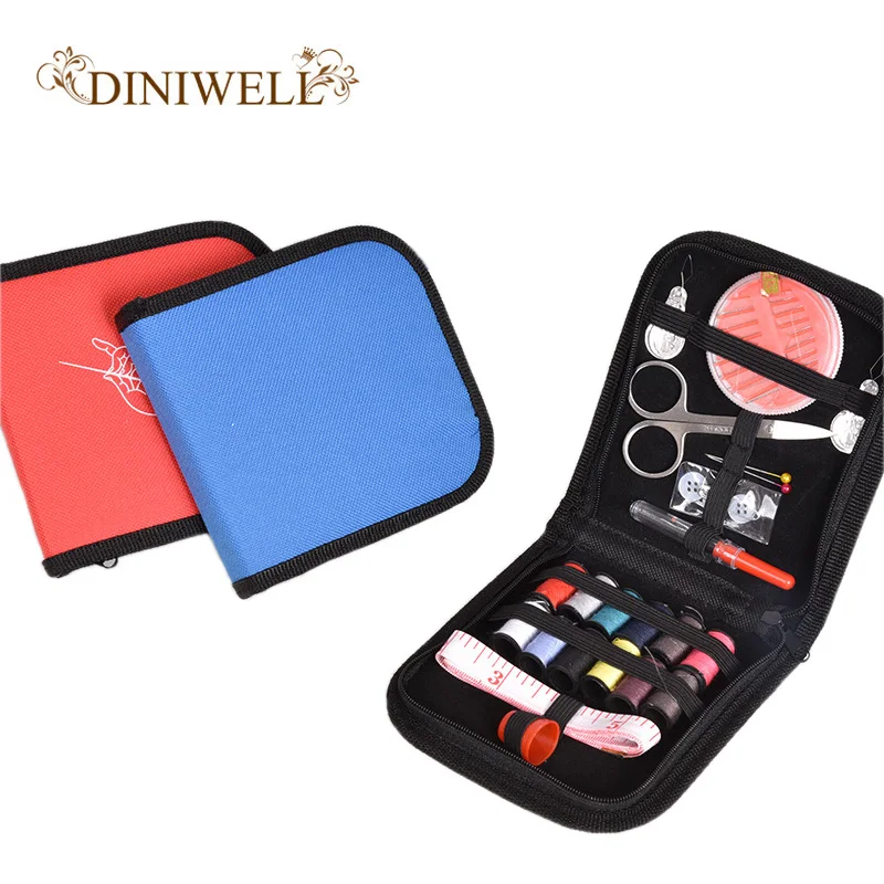 

Multi-function sewing kit portable travel sewing kit practical sewing tool scissors cotton thimble button box travel accessories
