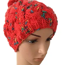 BomHCS осень зима теплая ручная работа вязаная шапочка Выходная шляпа шапка