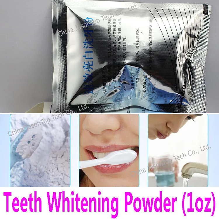 1oz Teeth Whitening Powder Toothpaste Substitute Teeth Stains Removing Powder Quick Scaling