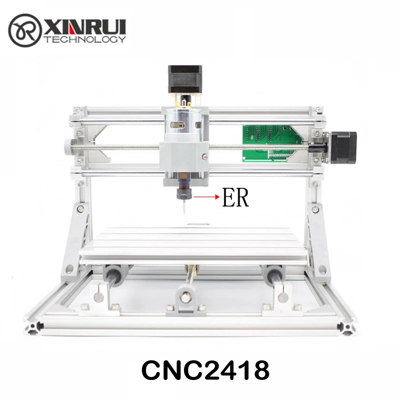CNC 2418 ER11 GRBL управления Diy машина рабочая зона 24x18x4 5 см 3 оси pcb ПВХ фрезерный станок
