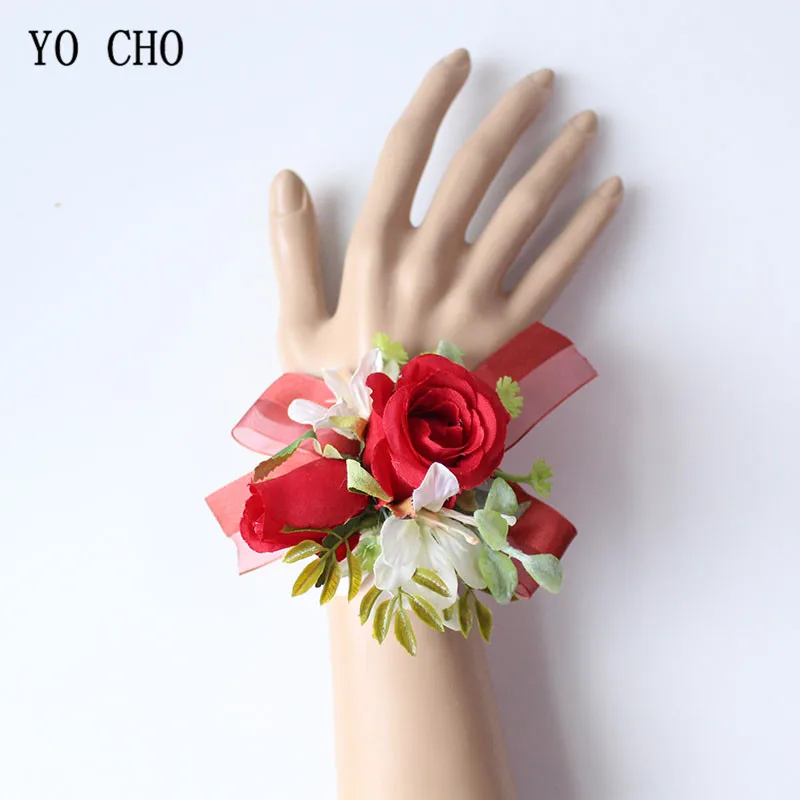 Wrist flower bracelets for bridesmaids (50)