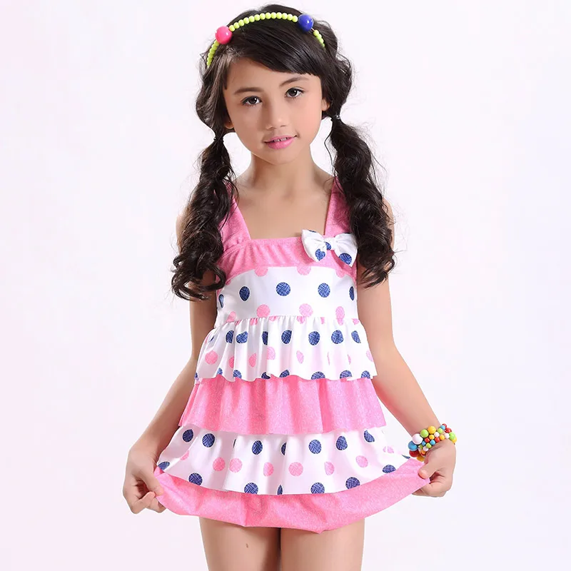 M XXL size girl kids pretty & beautifu 2016 new design swimwear l