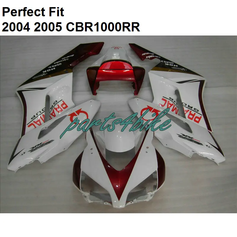 Литья под давлением бесплатно оригинальный обтекатель комплект для Honda CBR 1000RR 2004