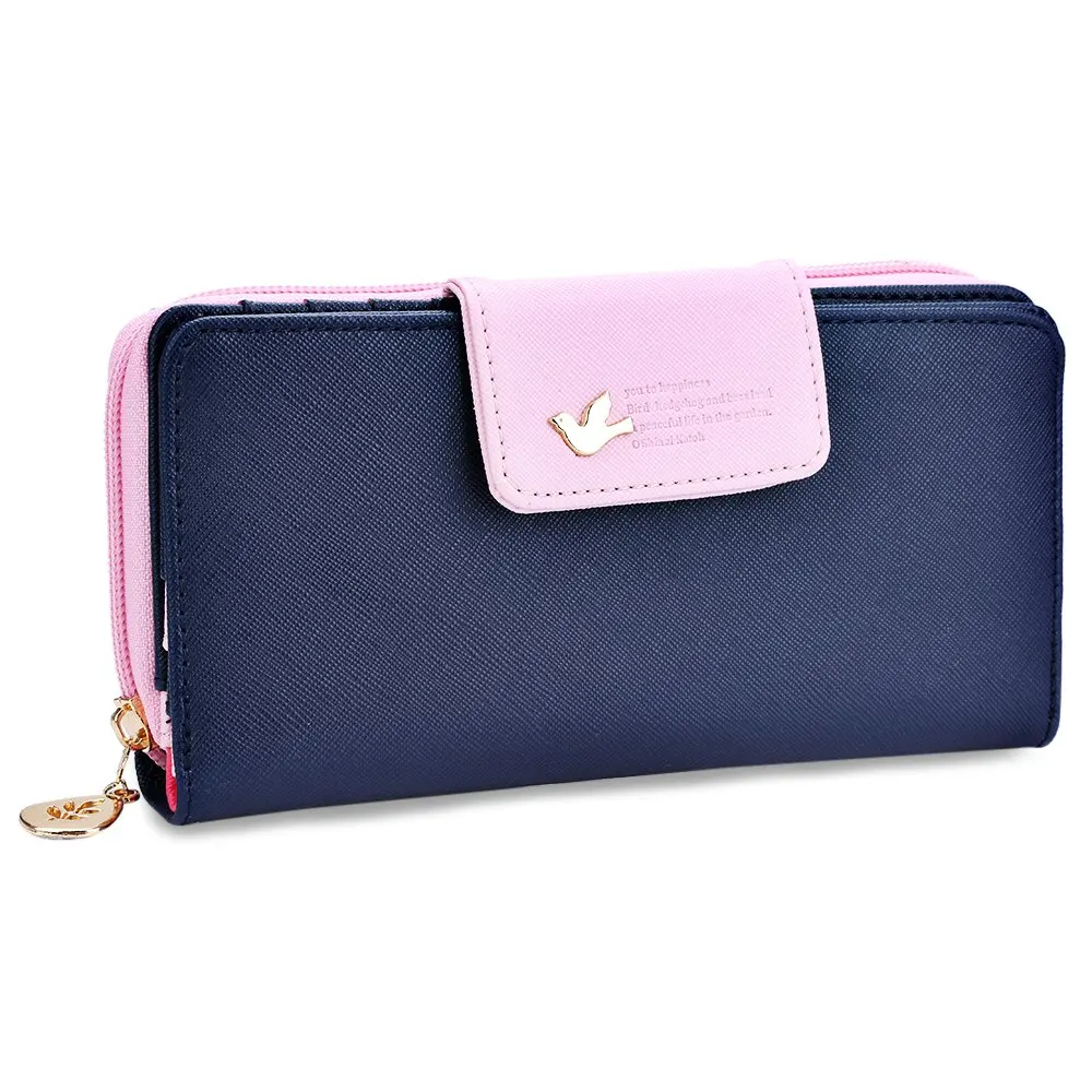 Buy 2016 ladies Long Zipper Purse Card Holder Clutch Bag carteras Women