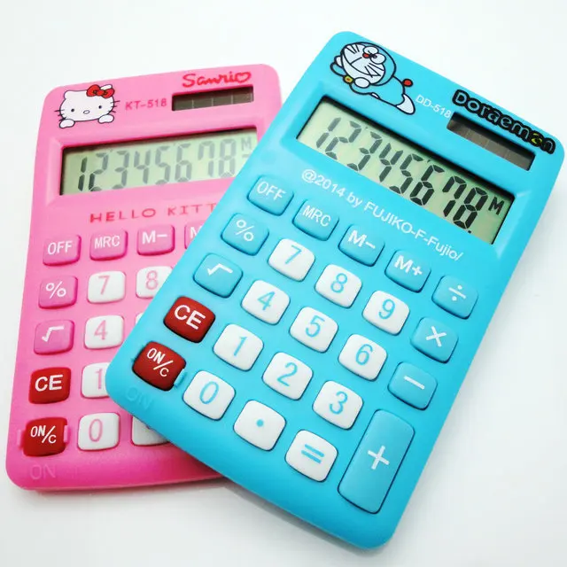 2018 جديد الكرتون البسيطة سطح المكتب حاسبة مرحبا كيتي و عبقور المزدوج الطاقة 8 عرض LED ضريبة Calculadora Cientifica للطلاب 2018 جديد الكرتون البسيطة سطح المكتب حاسبة مرحبا كيتي و عبقور المزدوج الطاقة 8 عرض LED ضريبة Calculadora Cientifica للطلاب
