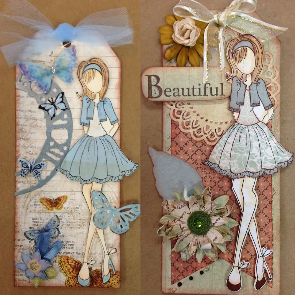 Flowers Cards Cover Decor Metal Cutting Dies Stencils for DIY Scrapbook Album DP