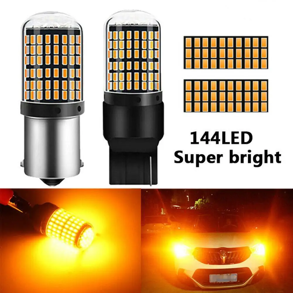 

CanBus BA15S P21W BAU15S Py21w T20 7440 led Bulbs 3014 144smd car Turn Signal Lights Brake lamp