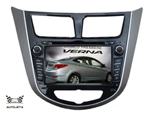 4UI intereface combined in one system CAR DVD PLAYER FOR Hyundai Solaris accent Verna i25 2011+ Bluetooth GPS NAVI RADIO stereo