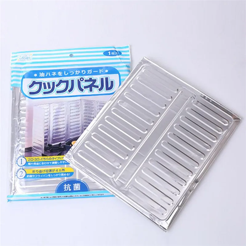 84*32CM Kitchen Cooker Plate Deflector Plate Aluminum Foil Insulation Sheet Aluminum Insulation Cooking Fire Oil Back plate sale
