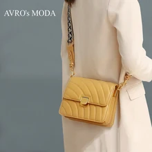 Бренд AVRO MODA, роскошные дизайнерские сумки из натуральной кожи на плечо для женщин, Женская Ретро сумка через плечо, женская сумка-мессенджер