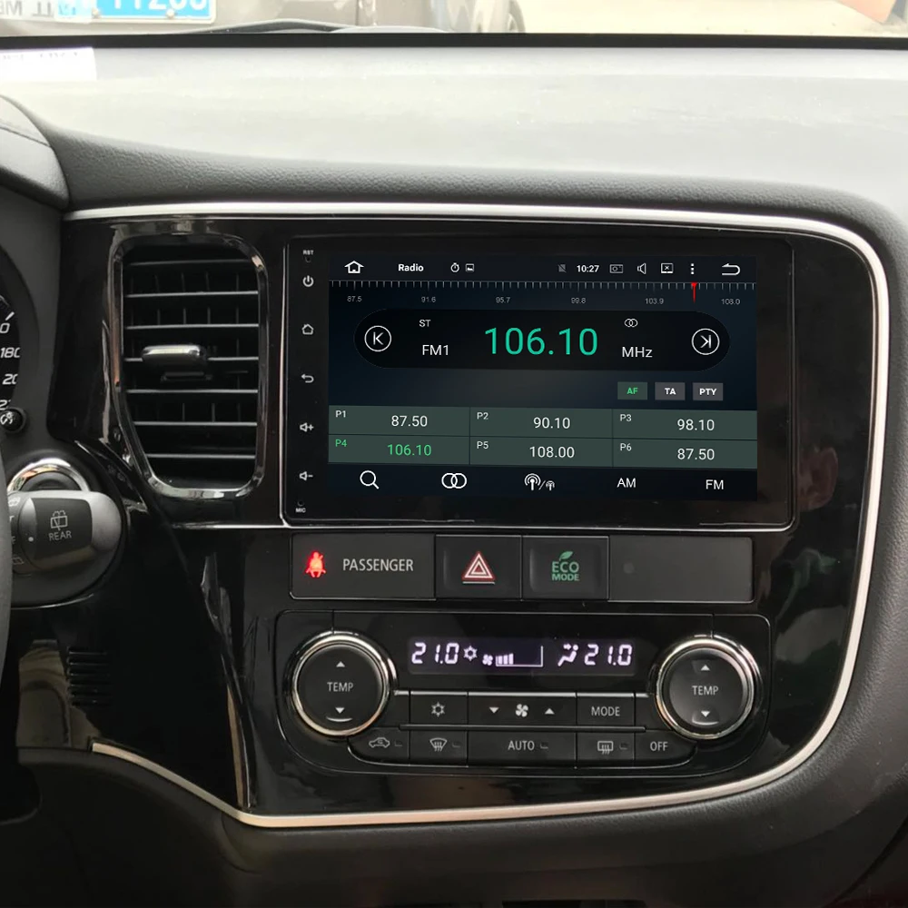 Dasaita " Android 8,0 Автомобильный gps плеер для Mitsubishi Outlander- с восьмиядерным 4G+ 32G авто радио мультимедиа gps NAVI