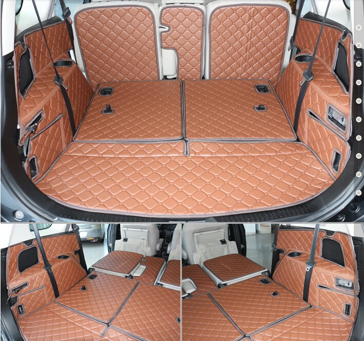 

High quality Good mats! Special trunk mats for Mazda 5 7 seats 2015-2007 waterproof boot carpets cargo liner for Mazda 5 2010